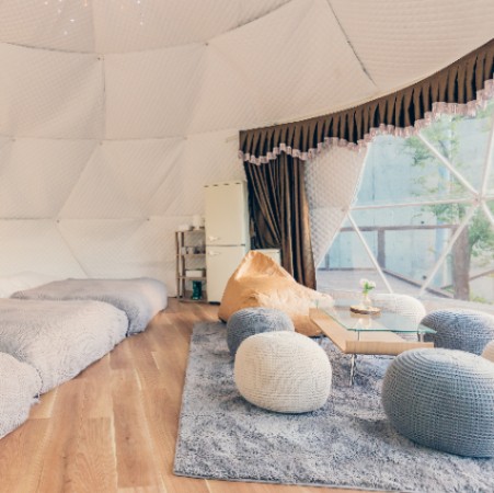 ザヴィレッジユフインオンセングランピング