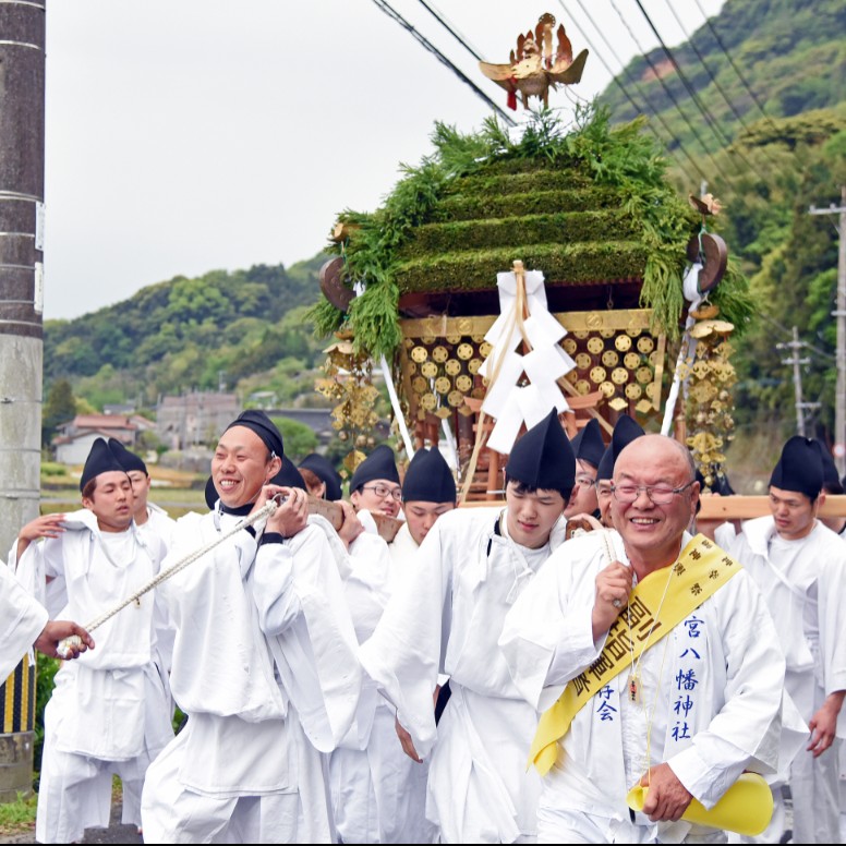 【ゴールデンウィーク直前/2日間】神輿の担ぎ手募集！３００年の歴史がある伝統行事を一緒に繋ぎませんか？★古宮八幡宮 神幸祭/福岡県無形民俗文化財★